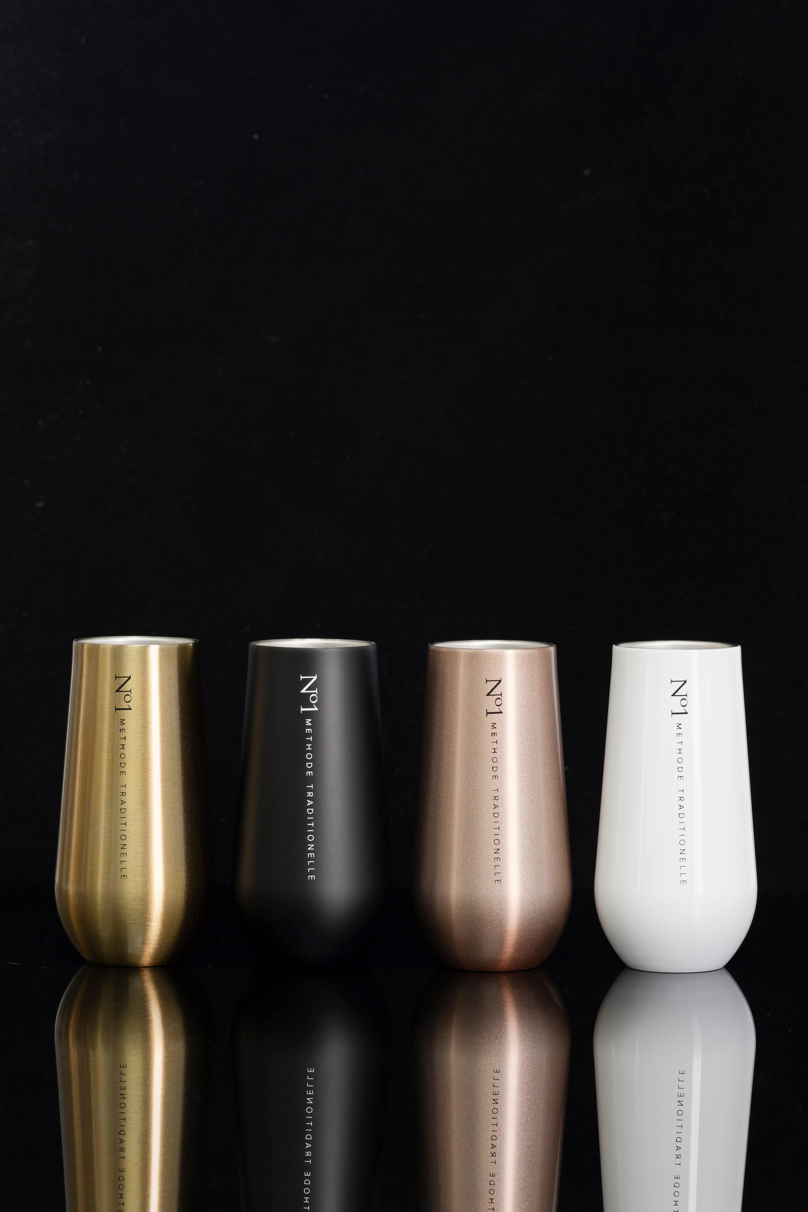 Stainless Steel Flutes Set of Two