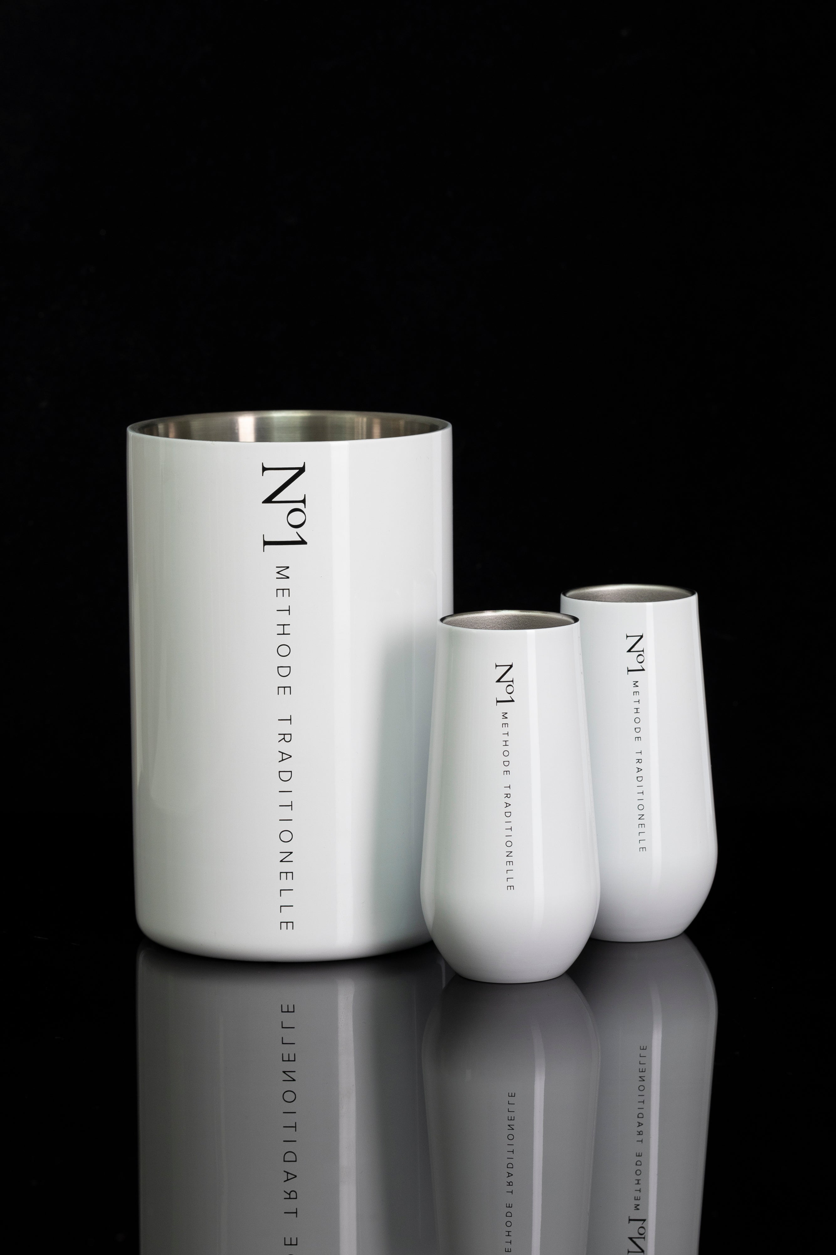 Wine Cooler & Flute 3 Piece Set