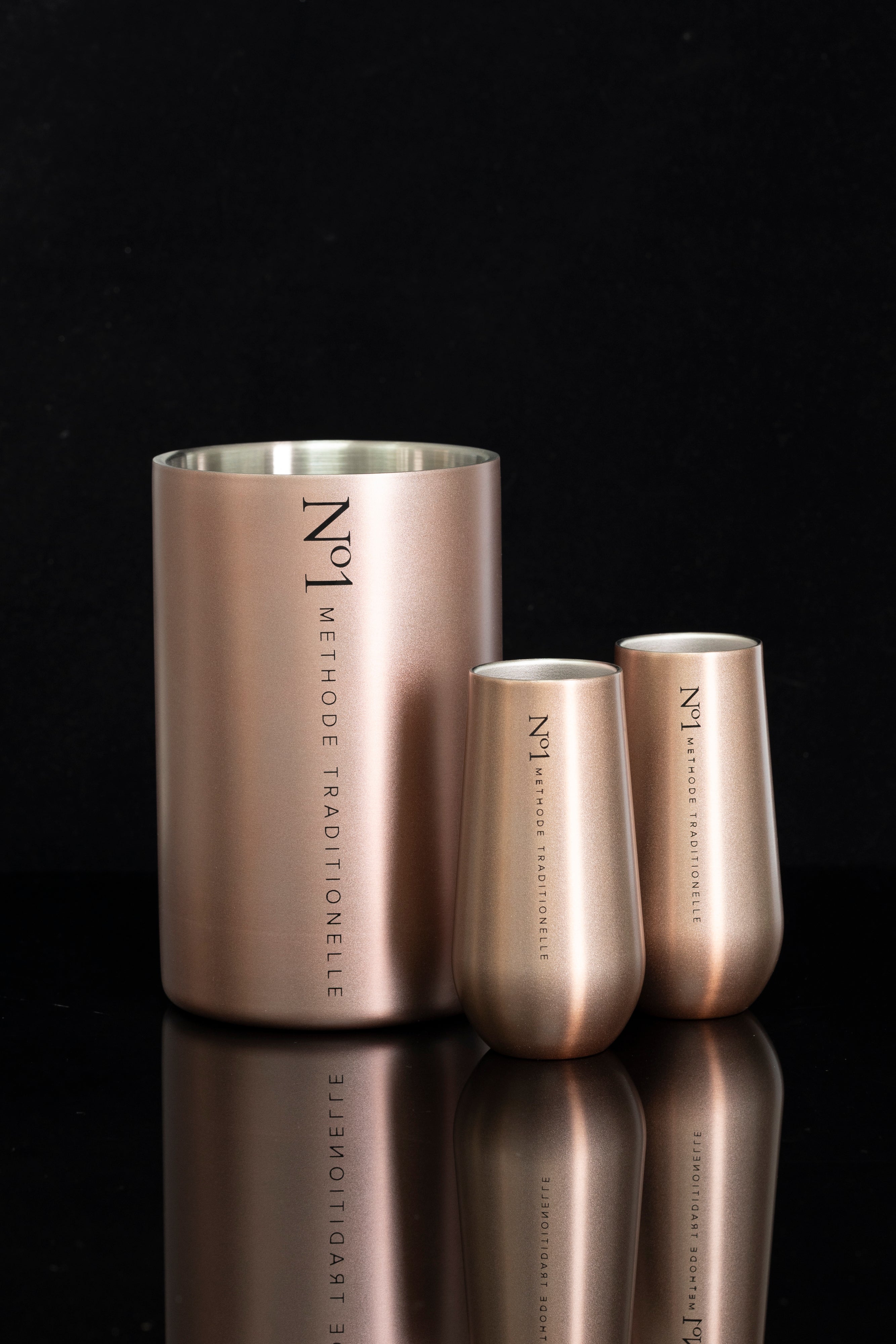 Wine Cooler & Flute 3 Piece Set