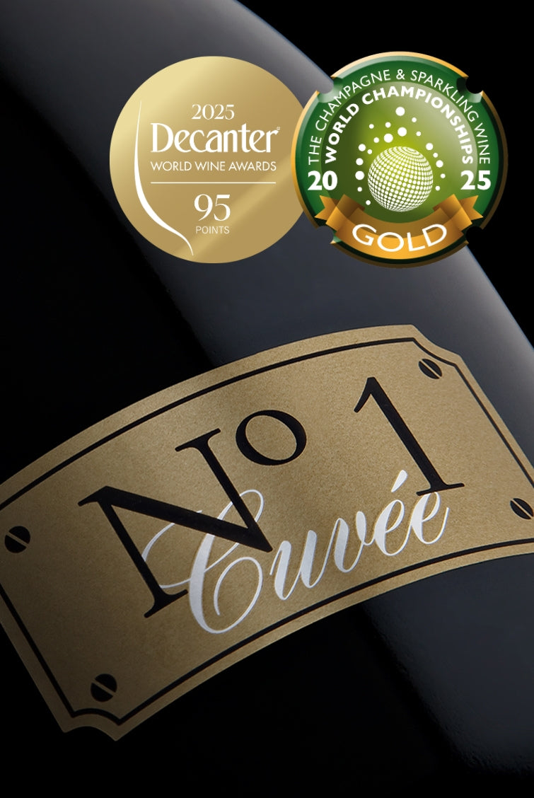 No.1 Family Estate Cuvee No.1 Methode Traditionelle NV with Decanter Gold and CSWWC Gold